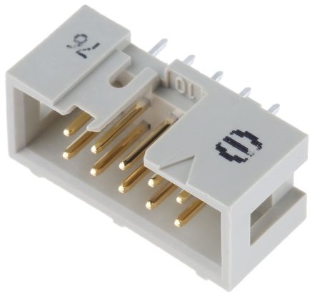 Connettore circuito stampato serie SEK 18 Harting 10 vie 2 file passo 2.54mm 