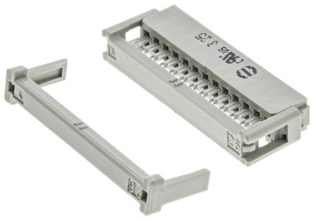 Connettore IDC Harting serie SEK-18 femmina 26 vie 2 file passo 2.54mm angolo retto