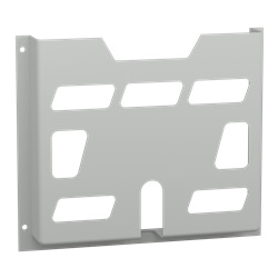 Tasca portaschemi plastica A4 maggiorata grigio RAL7035 per quadri elettrici PanelSeT