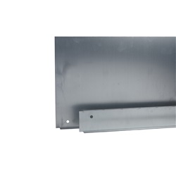 Piastra passacavi 2 parti acciaio zincato 1000x600 mm per armadi elettrici PanelSeT e Spacial