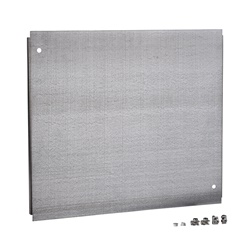 Piastra passacavi multifunzione acciaio zincato 600x500 mm per armadi elettrici PanelSeT e Spacial