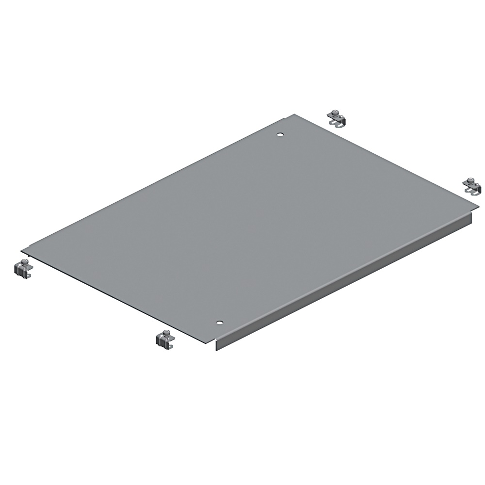 Piastra passacavi multifunzione 600x800 mm acciaio zincato per armadi PanelSeT