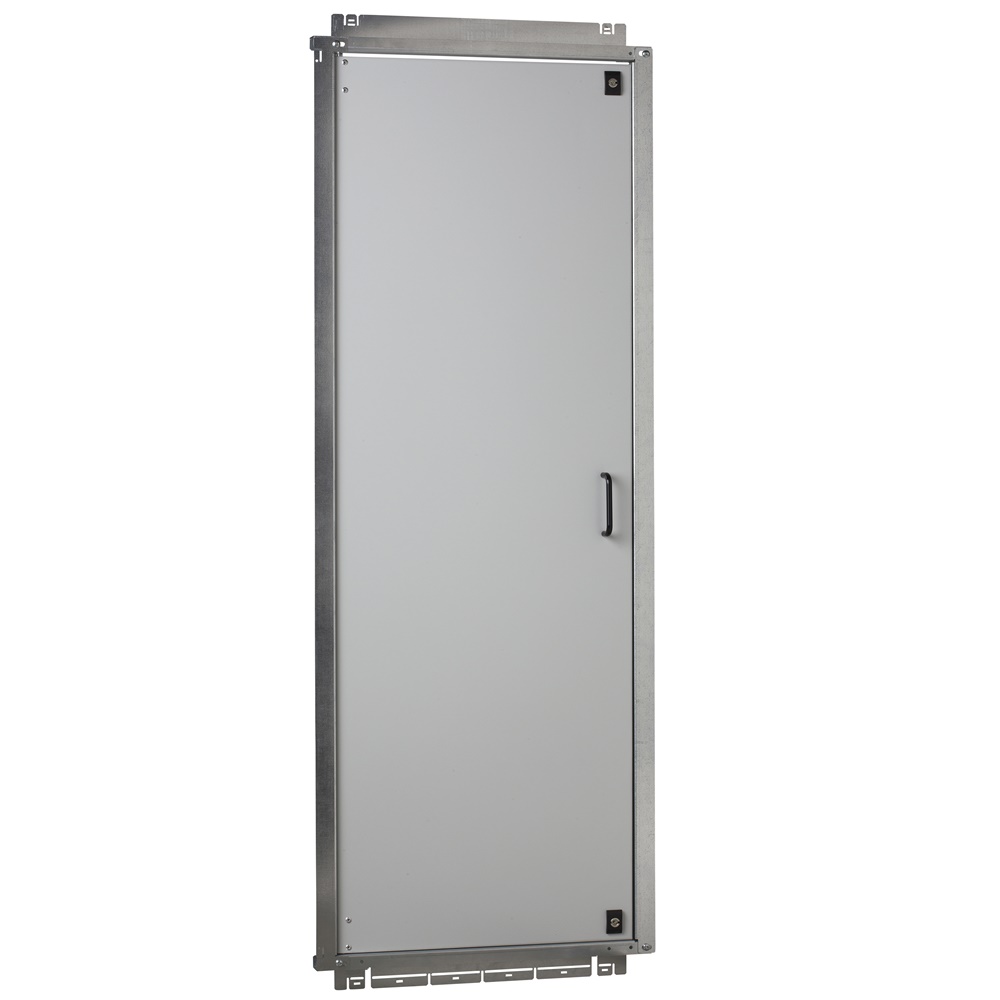 Controporta interna acciaio 1800x800 mm grigio RAL7035 per armadi elettrici PanelSeT, doppia serratura, apertura destra/sinistra, regolabile profondità, protezione anticorrosione