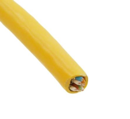 Cavo Cat6 Harting Coppia intrecciata 26 AWG AWG Giallo guaina in PVC 