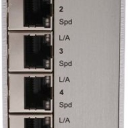 Switch Ethernet Harting 5 porte RJ45 10 Mbit/s 100 Mbit/s montaggio Guida DIN