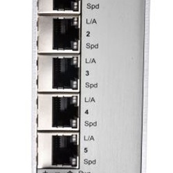 Switch Ethernet Harting 5 porte RJ45 10 Mbit/s 100 Mbit/s montaggio Guida DIN