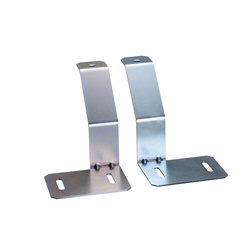 Supporti fissaggio canaline cavi acciaio grigio RAL7035 kit 6 pezzi per distribuzione cavi PanelSeT