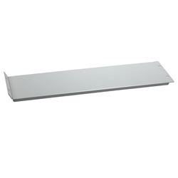 Piastra frontale piena incernierata acciaio grigio RAL7035 200x600 mm per quadri elettrici PanelSeT