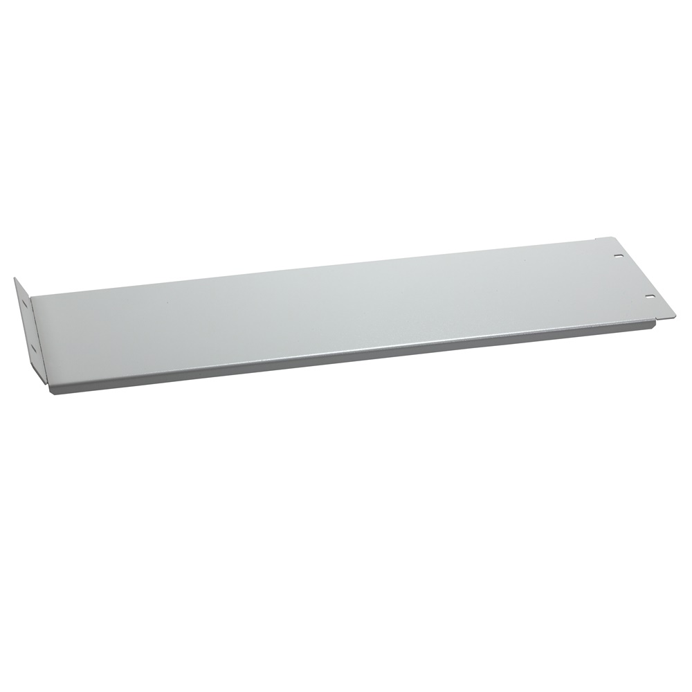 Piastra frontale piena incernierata acciaio grigio RAL7035 per quadri elettrici 300x600 mm