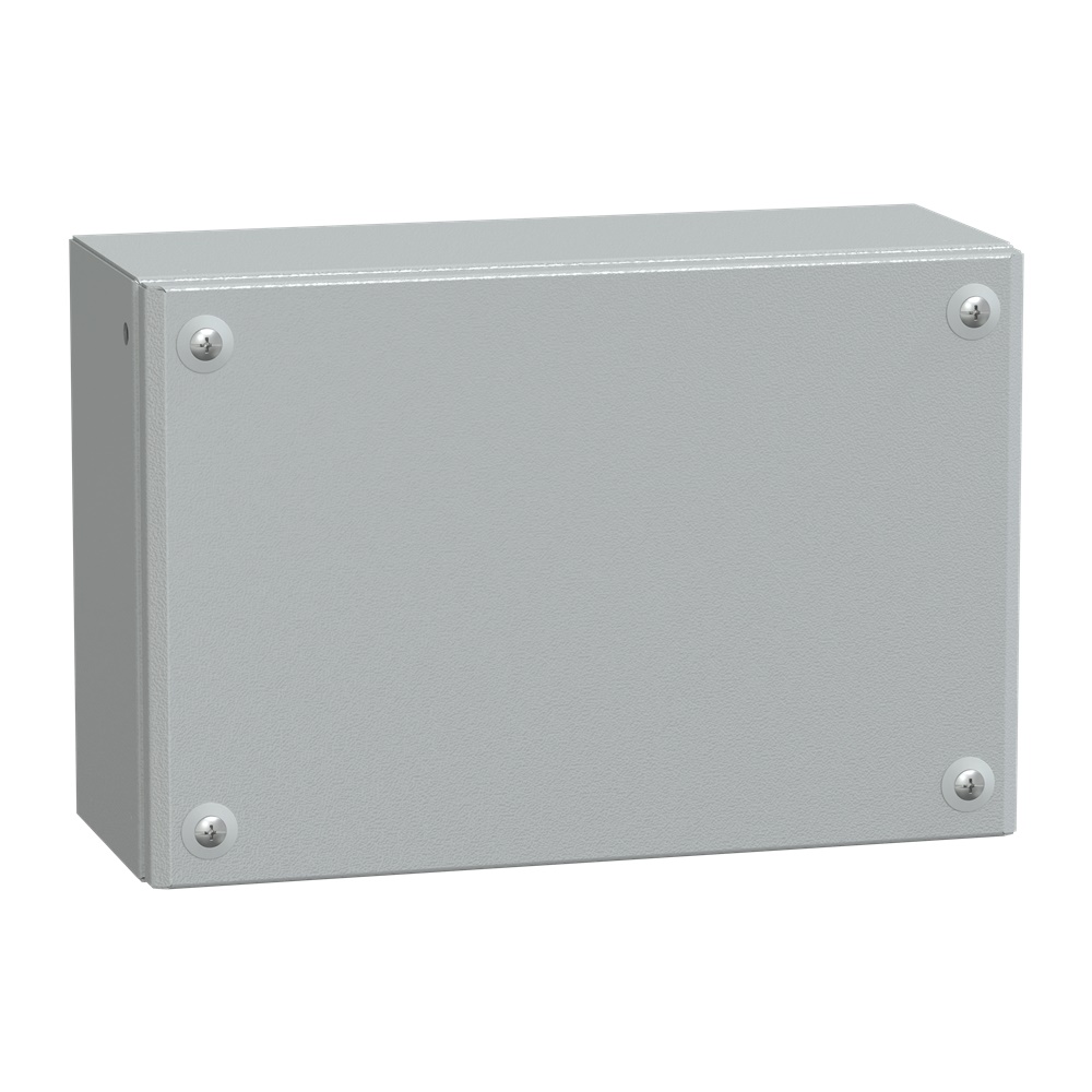 Cassetta industriale Spacial SBM Flat Box 200x300x120 mm IP66 IK10 montaggio parete acciaio
