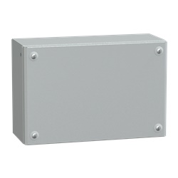 Cassetta industriale Spacial SBM Flat Box 200x300x120 mm IP66 IK10 montaggio parete acciaio
