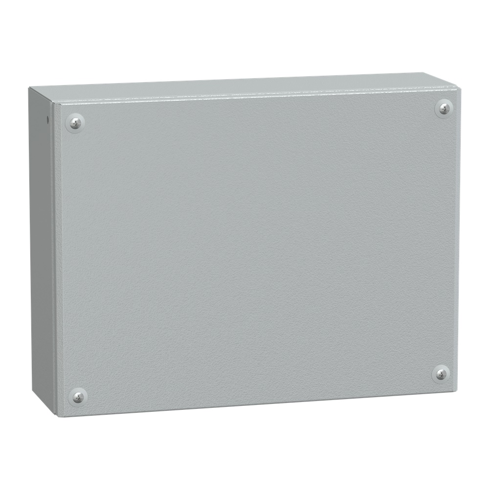 Cassetta industriale Flat Box 300x400x120 mm acciaio IP66 IK10 montaggio parete