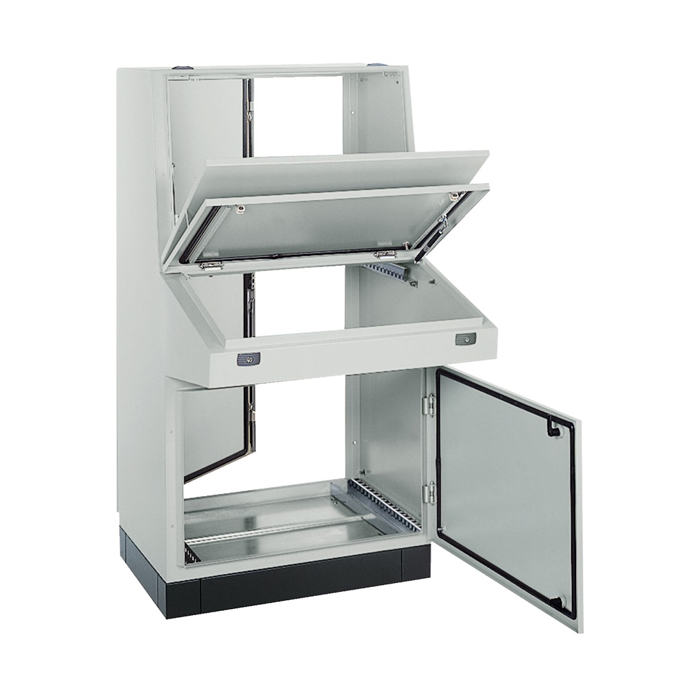 Pulpito con alzata L1000 P400 RAL7035