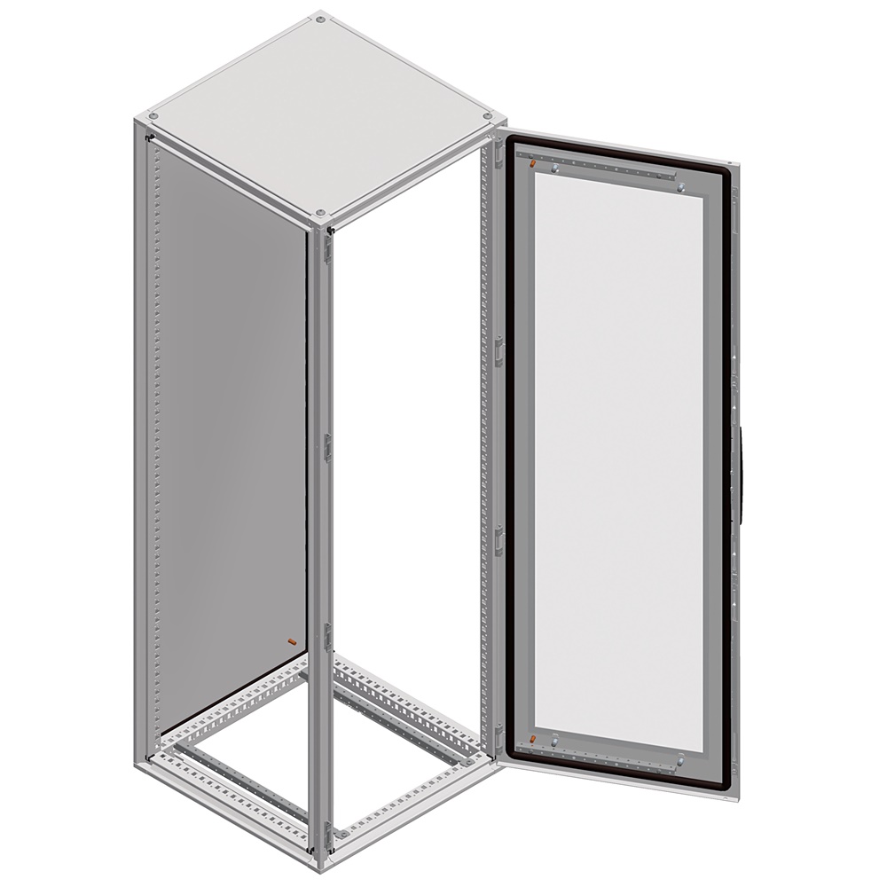 Armadio Spacial SF con porta trasparente senza piastra 2200x800x800