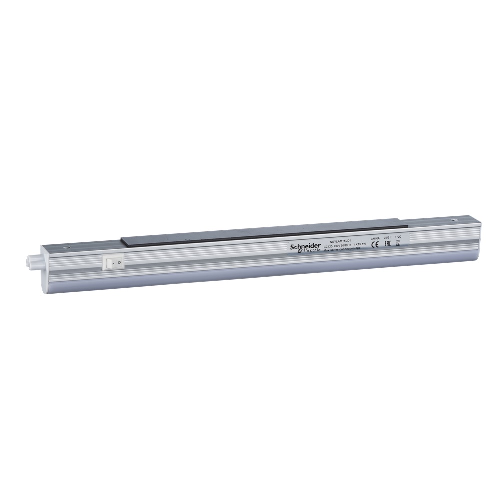 Lampada LED T5 8W 4000K 500lm IP20 fissaggio magnetico e viti uso interno uffici e negozi