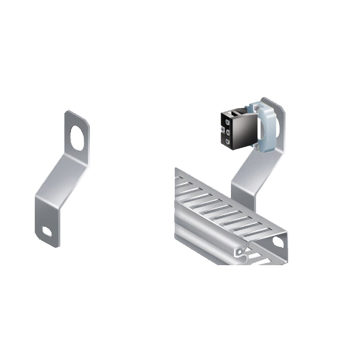 Supporto canalina per porta compatibile Harmony XB4 e XB5 applicazioni multiuso Schneider Electric