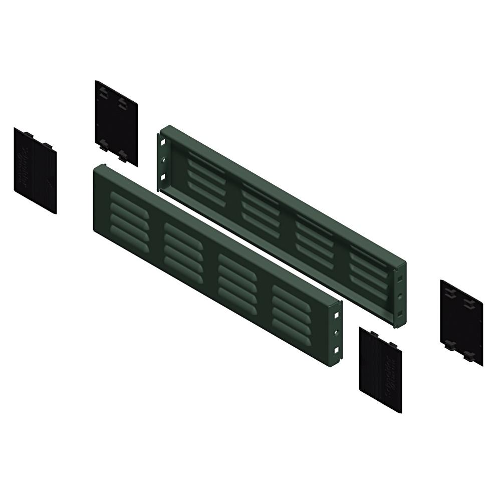 2 pannelli laterali ventilati per zoccolo 800x100