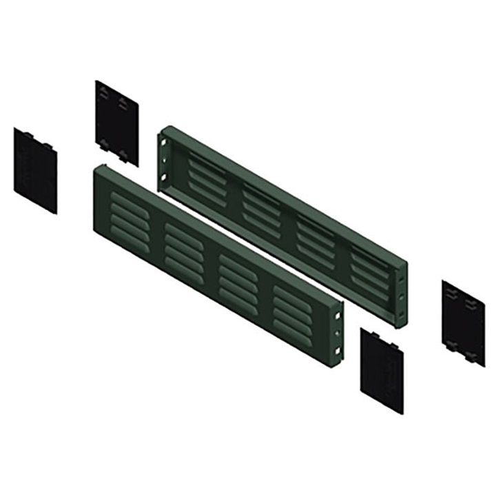 2 pannelli laterali ventilati per zoccolo 800x100
