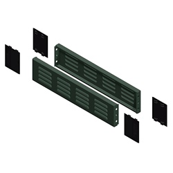 2 pannelli laterali ventilati per zoccolo 800x100