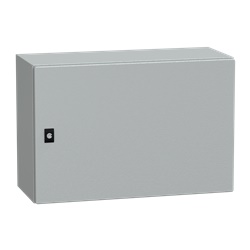Cassetta compatta PanelSeT CRN 400x600x250 porta piena serratura IP66 IK10 acciaio galvanizzato montaggio a parete