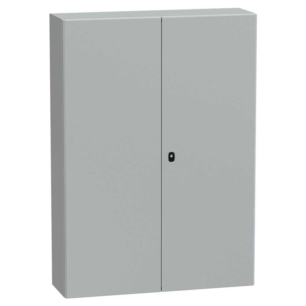 Cassetta in acciaio montata a parete, Spacial S3D, porta piena senza piastra 1400x1000x300, IP55, IK10