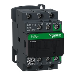 TeSys D Green contattore - 3P - <= 440 V - 18 A AC-3 - 48...130 V AC/DC