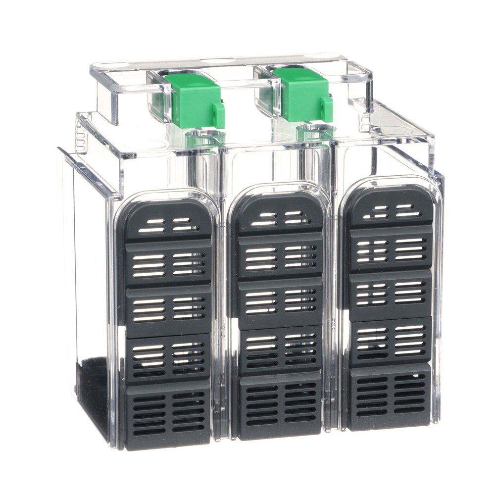 Coprimorsetti lungo 3 poli per interruttori Compact NSXm e PowerPact B protezione IP40 IK07