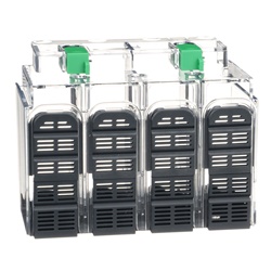 Coprimorsetti lungo 4 poli per interruttori Compact NSXm e PowerPact B protezione IP40 IK07
