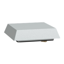 Dispositivo aerazione IP54 copertura acciaio 340x90 mm per armadi Prismi P