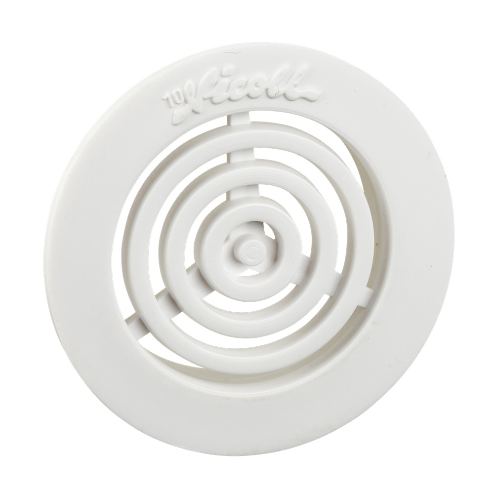 Bocchette aerazione doppie diametro 35mm IP30/44 per sistemi Thalassa PLM bianco