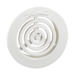 Bocchette aerazione doppie diametro 35mm IP30/44 per sistemi Thalassa PLM bianco
