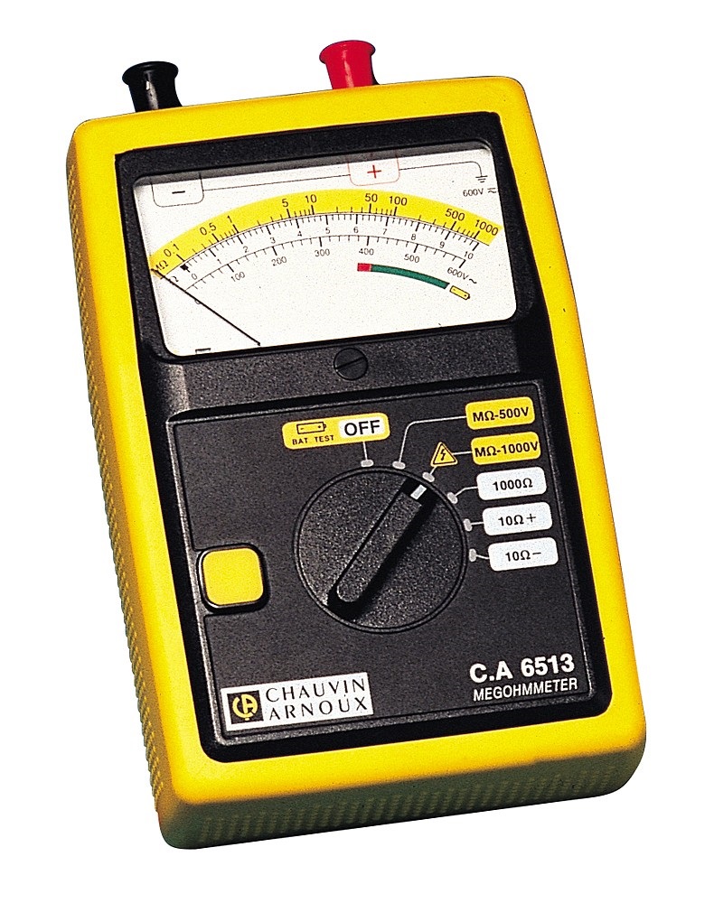 CA 6513 MEGAOHMETRO ANALOGICO 500-1000 VDC