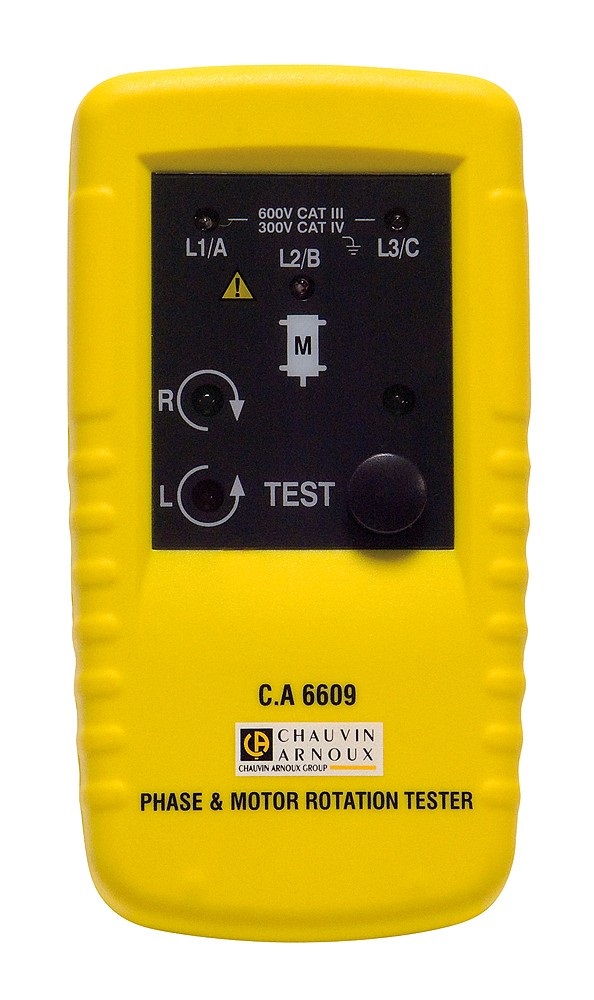 CA 6609 TESTER ROTAZIONE FASI E MOTORE