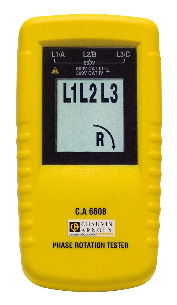 CA 6608 TESTER ROTAZIONE FASI (BLISTER)