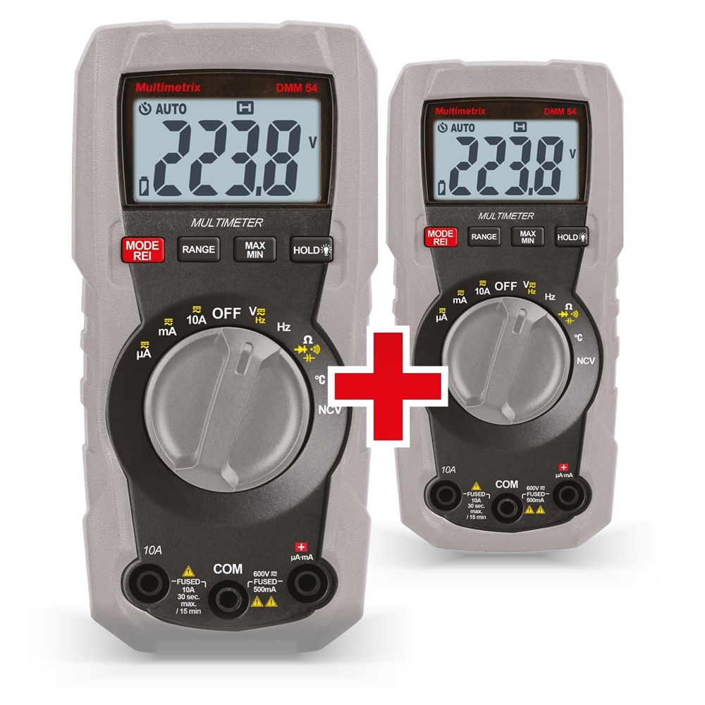KIT 2X1 MULTIMETRO DIGITALE 2X1 DMM5X