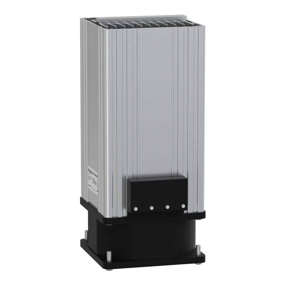 Resistenza anticondensa 250W 230V con ventilazione corpo alluminio montaggio guida DIN IP20