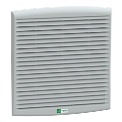Ventilatore assiale ClimaSys CV 562 m3/h 230V protezione IP54 griglia ASA PC grigio RAL 7035 uso industriale