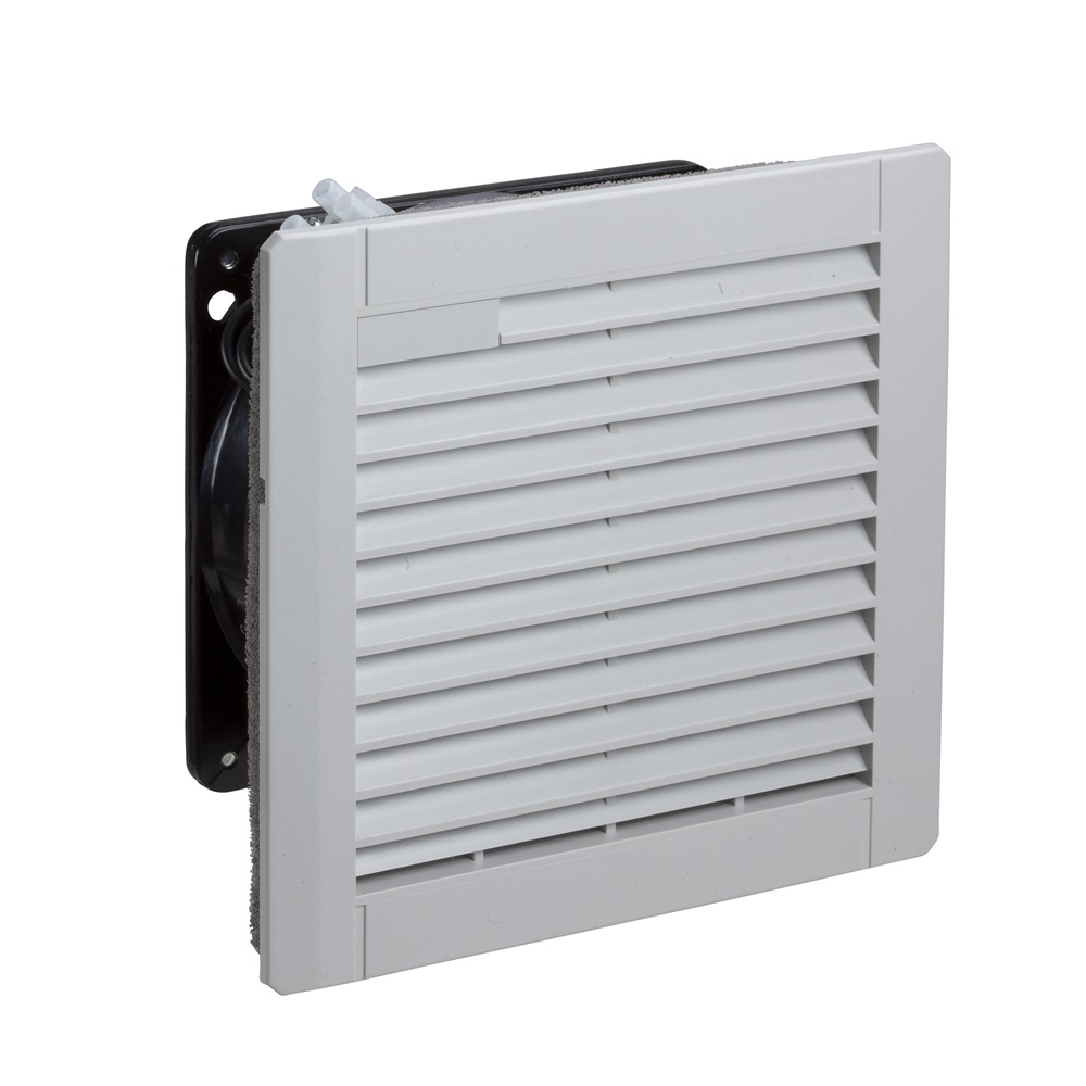 Ventilatore assiale EMC 130 m3/h con filtro IP54 per armadi elettrici