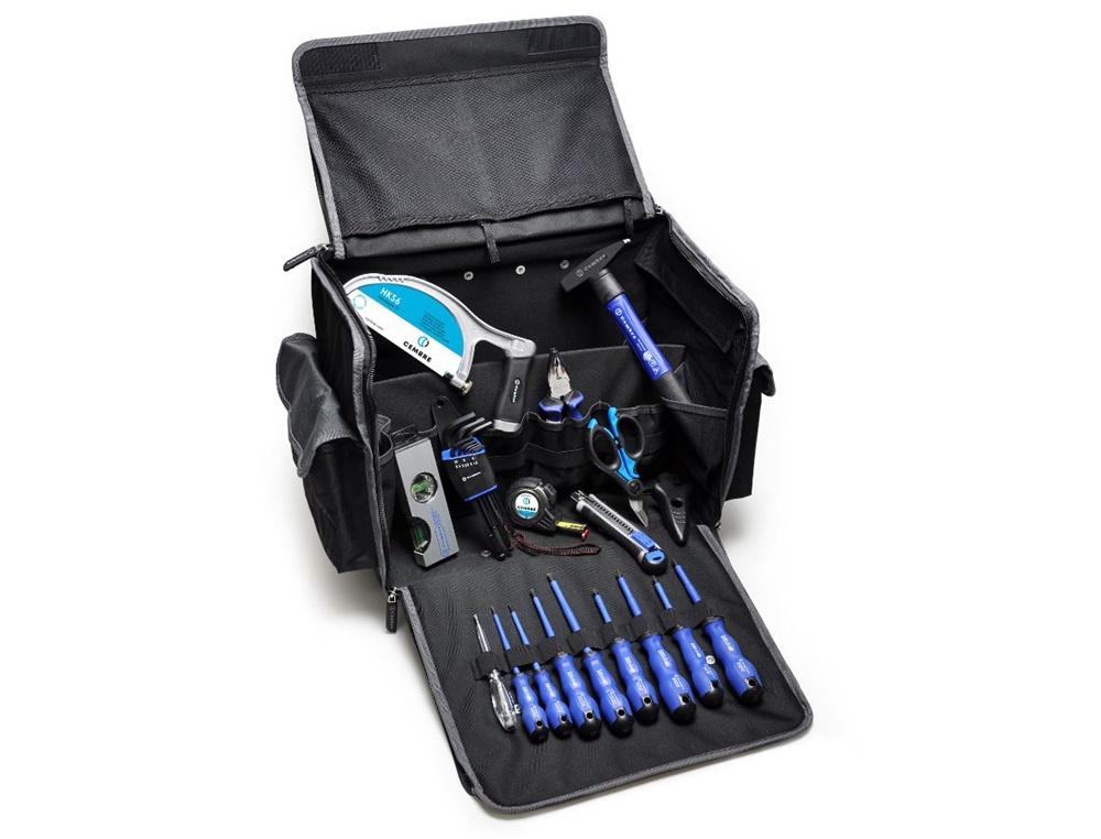 Kit trolley TRL02 assortito attrezzi professionali cablaggio portatile