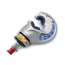 Testa oleodinamica aperta 130kN compressione connettori elettrici fino 400 mm²