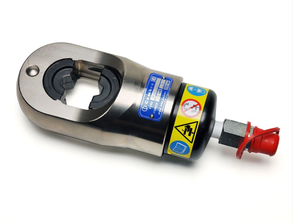 Testa oleodinamica chiusa 400mm² per connettori elettrici industriale