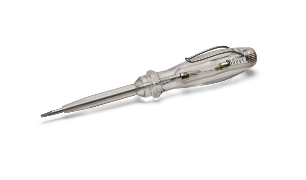 Cercafase punta 3 mm lama trasparente 140 mm tester elettrico portatile