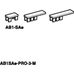 Clip di siglatura ad aggancio vuoti - 4,5 x 8.3 mm - Per morsettiera - 
