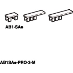 Clip di siglatura ad aggancio vuoti - 4,5 x 8.3 mm - Per morsettiera - 