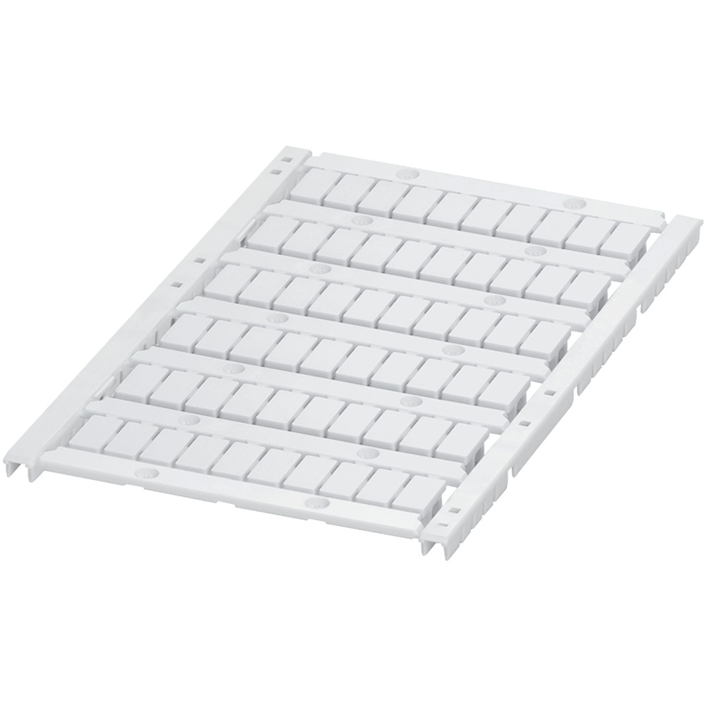 Elemento disiglatura con 6 strisce, 6mm bianca (non stampata), 60 caratteri