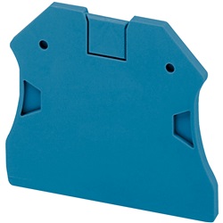 Blocco terminale, 2pt,per morsetto vite, blu