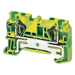 Morsetto molla, terra, 2pt, 4 mm²