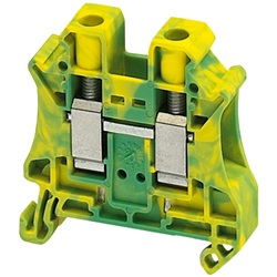 Morsetto vite, terra, 2pt, 10 mm²