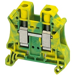 Morsetto vite, terra, 2pt, 10 mm²