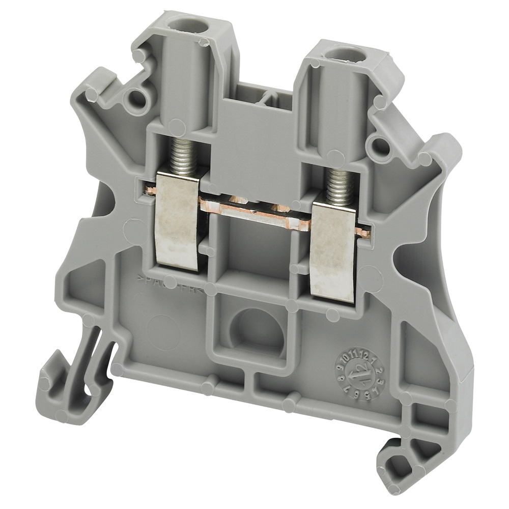 Morsetto vite, 2pt, 2,5 mm² grigio